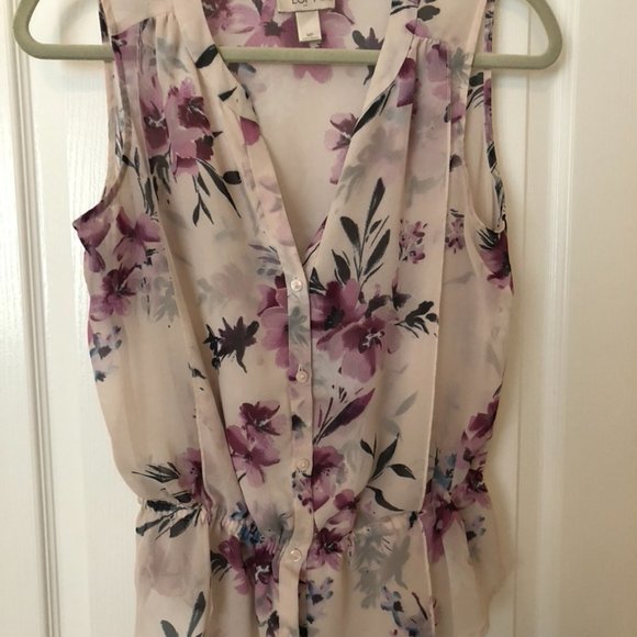 Ann Taylor Loft Water Color Blouse (M) - Picture 4 of 4